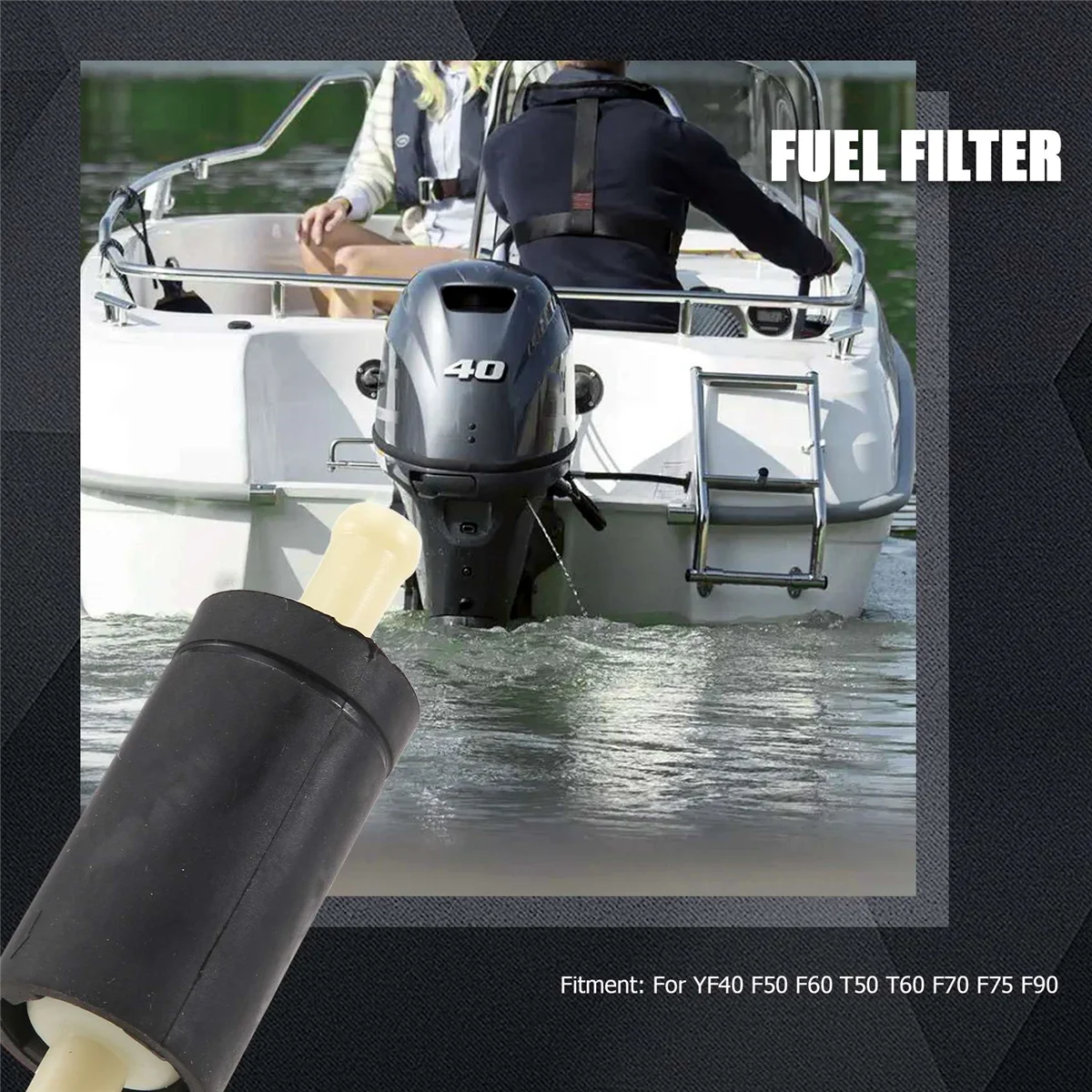 สําหรับ Yamaha การใช้กรอง 6C5-24251-00-00 F40 F50 F60 T50 T60 F70 F75 F90