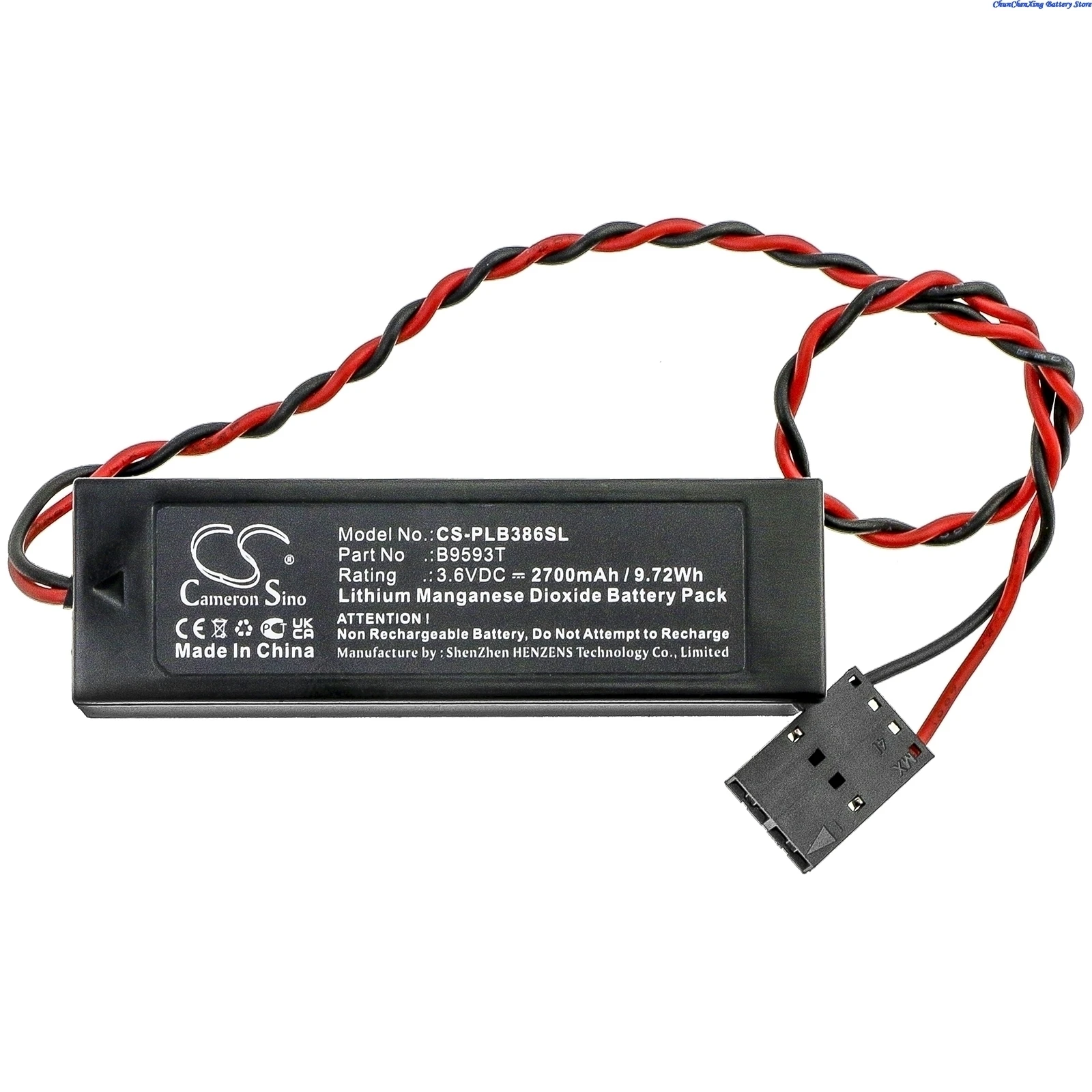 

Cameron Sino 3.6V 2700mAh PLC Battery for Comtrade 486DX33, For Compaq DESKPRO 5233MX, For AT&T 3B 3B2 405371493 6286 +Tool