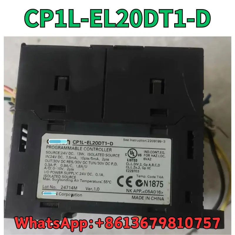 Utilisé PLC CP1L-EL20DT1-D test OK Expédition Rapide