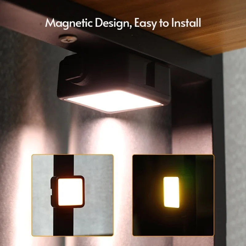 Andoer N69 RGB LED الفيديو الضوئي المحمولة التصوير ملء الضوء 60 قطعة عالية مشرق حبيبات مصباح مستديرة متفاوتة الأحجام CRI 95 + ثنائي اللون درجة الحرارة