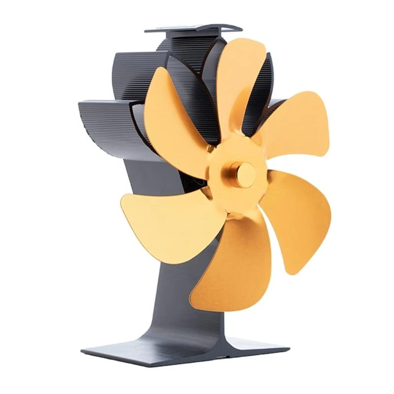 

Quiet Fireplace Fan Efficient Heat Distribution 6 Heat Powered Stove