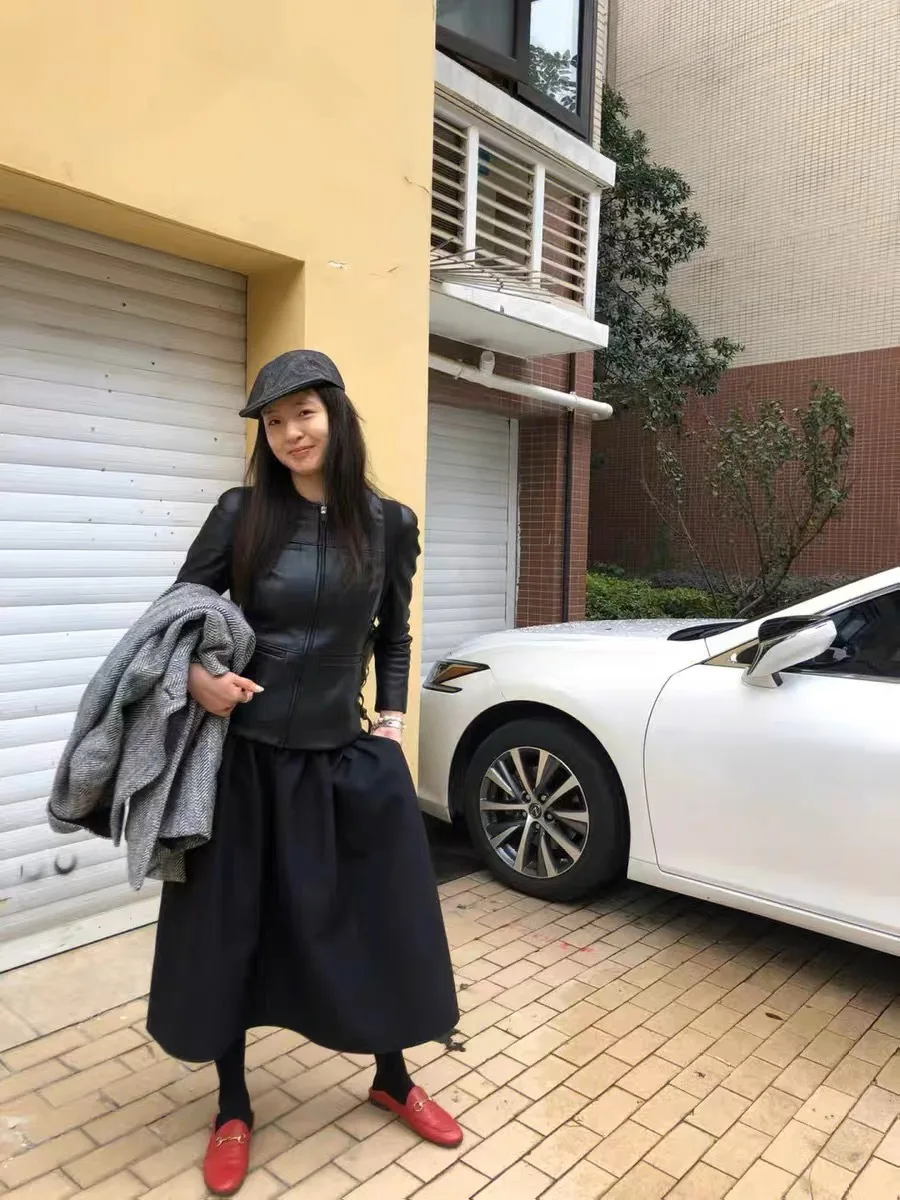

Spring and Autumn Low Waist Elastic Black Thin Tutu Skirt Skirt High-end Temperament Women