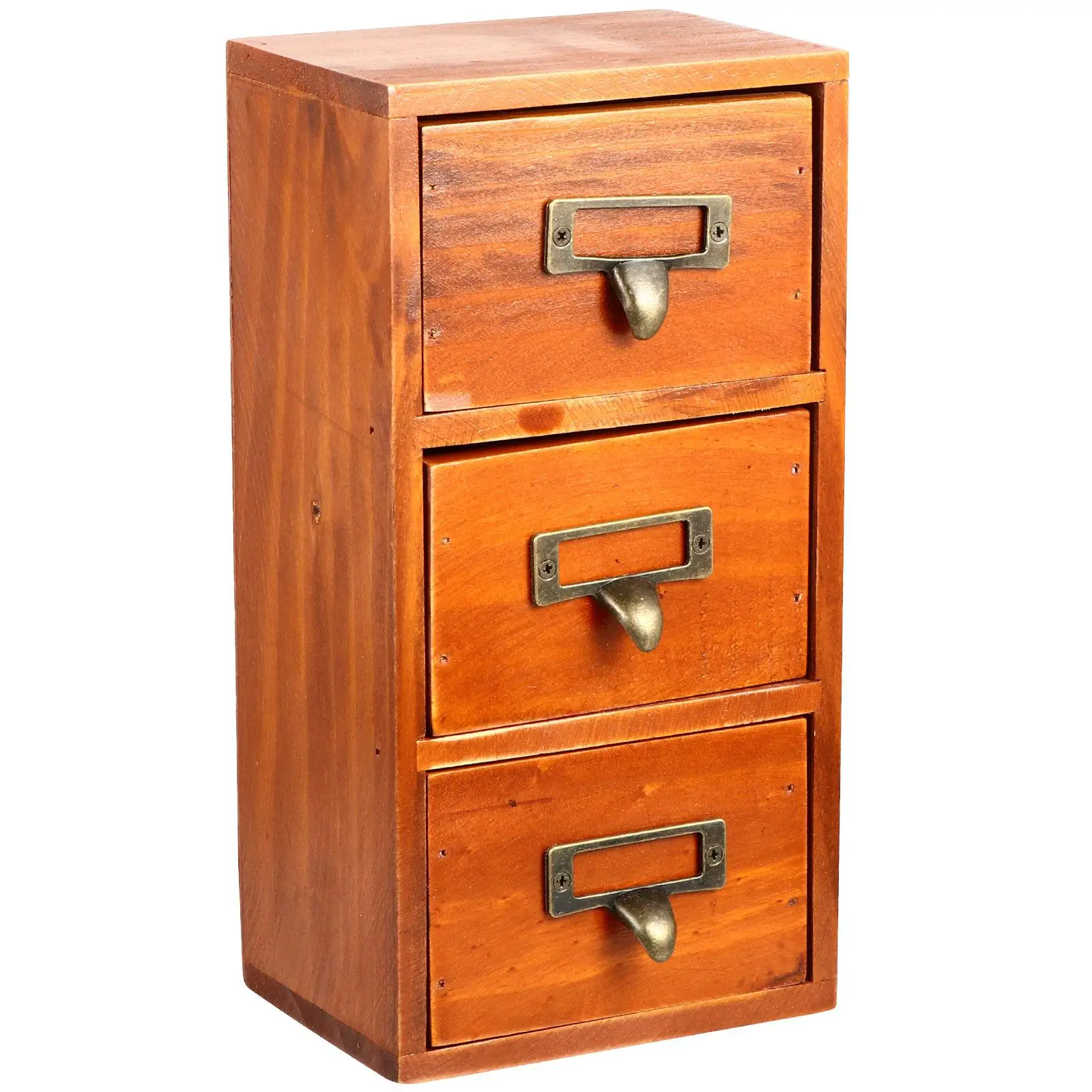 Table Solid Wood Storage Box Drawer Boxes for Organizing Desktop Organizer with Drawers