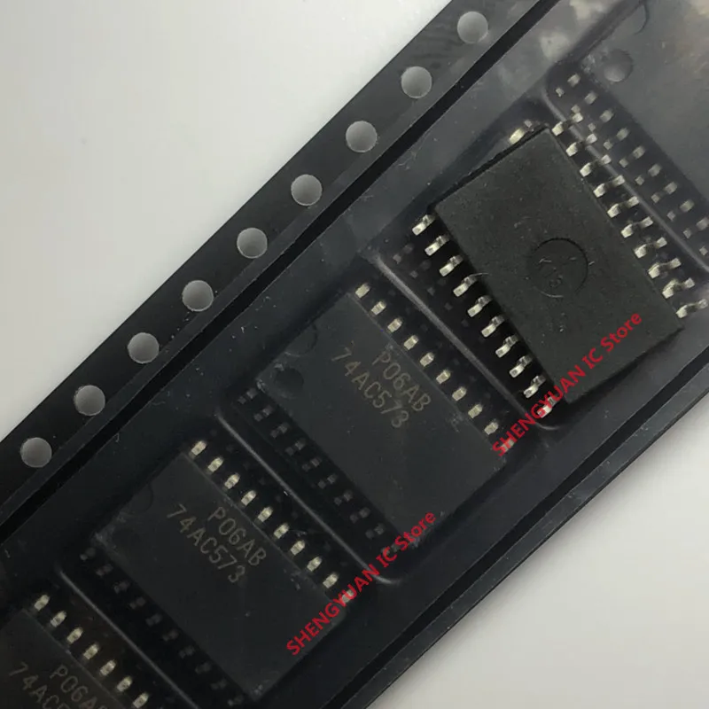 10Pcs/lot 74AC573SCX 74AC573 SOP20-7.2mm 74AC573SC Octal Latch with 3-STATE Outputs 100% new imported original 100% quality
