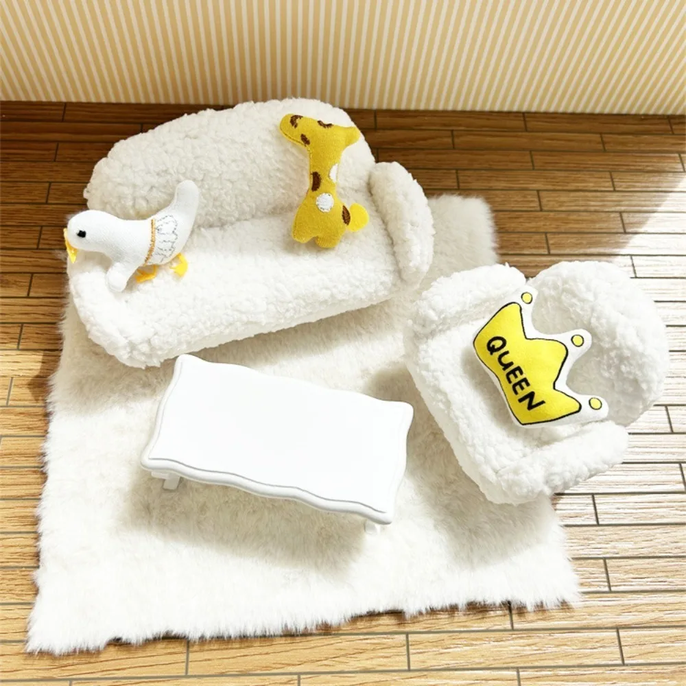 

1/12 кукольный домик, кукольный домик, плюшевый диван, сцена, модель мебели, винтажный кукольный домик, диван, пушистый винтажный