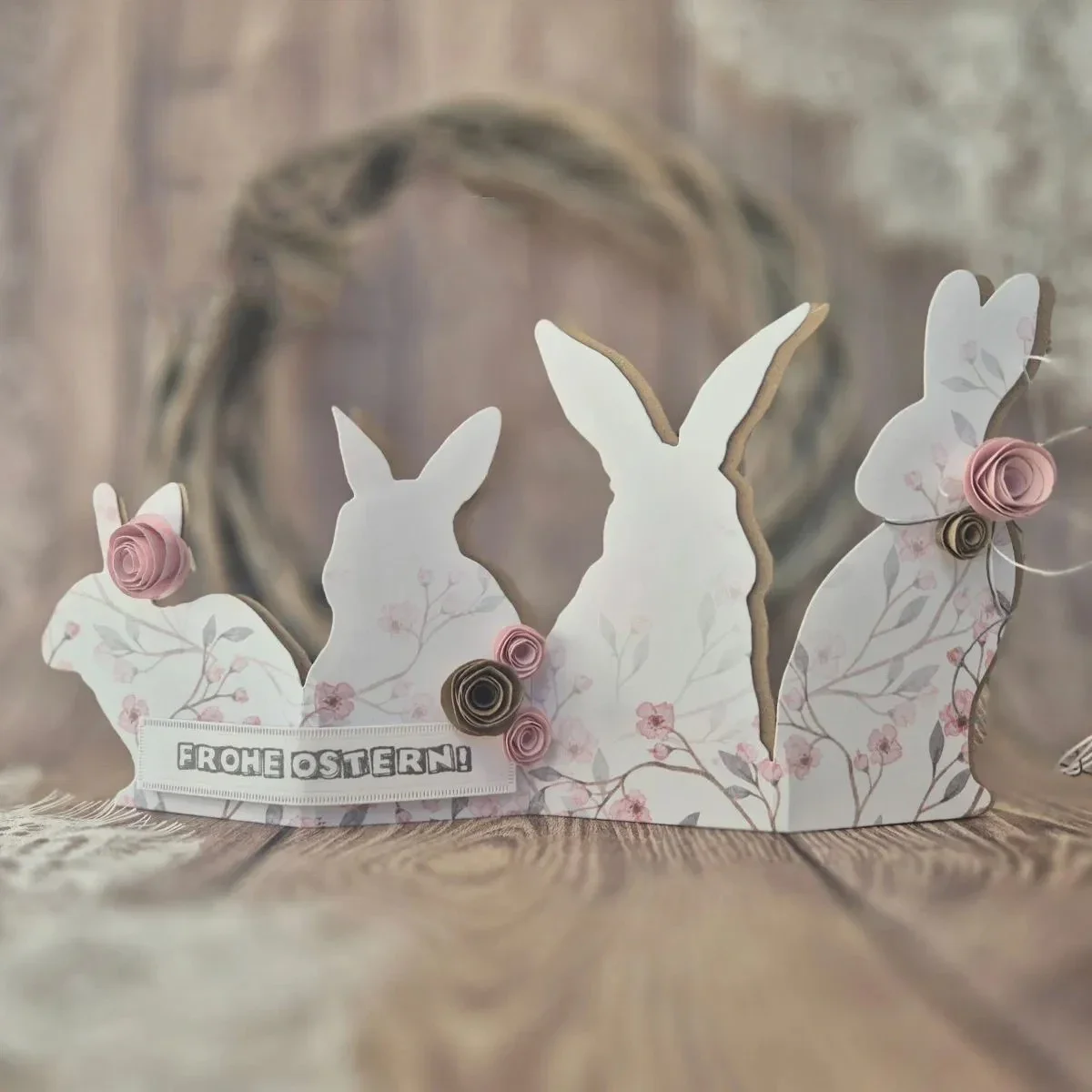 جديد الحرفية المعادن قطع يموت قطع يموت العفن الأرنب بطاقة الديكور قصاصات ورقية كرافت سكين قالب شفرة لكمة الإستنسل يموت #4