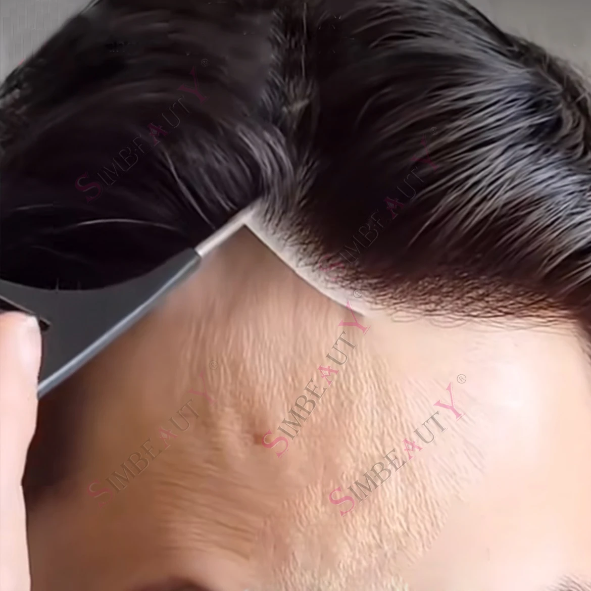 

Мужской темно-коричневый парик-накладка (тупе) с эффектом натуральных волос 4T613 # Прочная тонкая основа из полиуретана 0,06 мм 520 # Серые 100% натуральные человеческие волосы для замещения волос при их выпадении