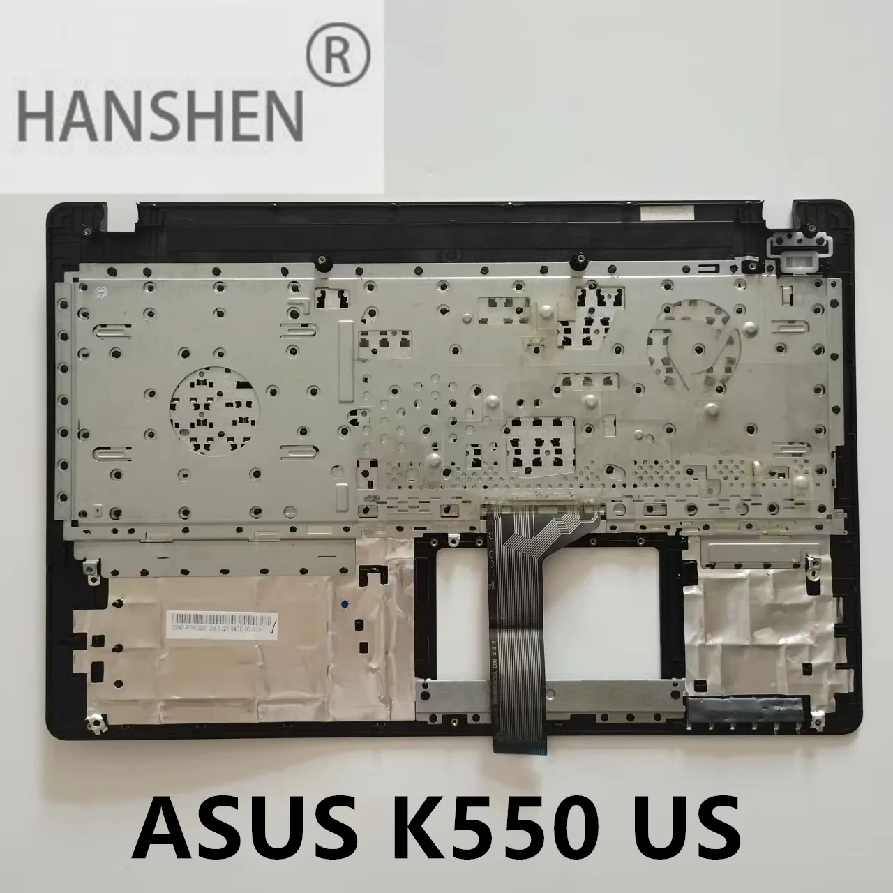 Imagem -02 - Hanshen-teclado Americano Adequado para Asus K550jk Y581cl X552w W50j K550l K550 W518l c Case Novo