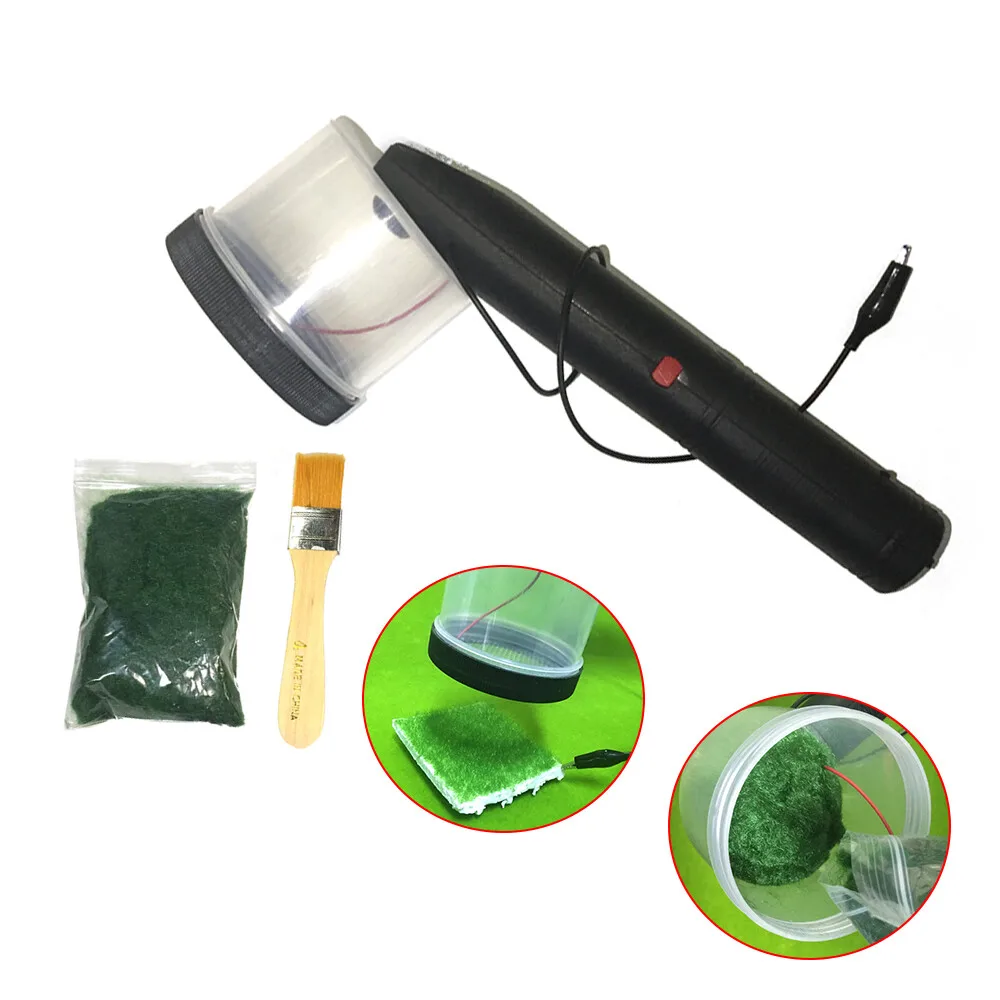 Промышленная машина для посадки травы, набор для флокирования, аппликатор для ландшафтной травы, ручной мини-инструмент для флокирования абс