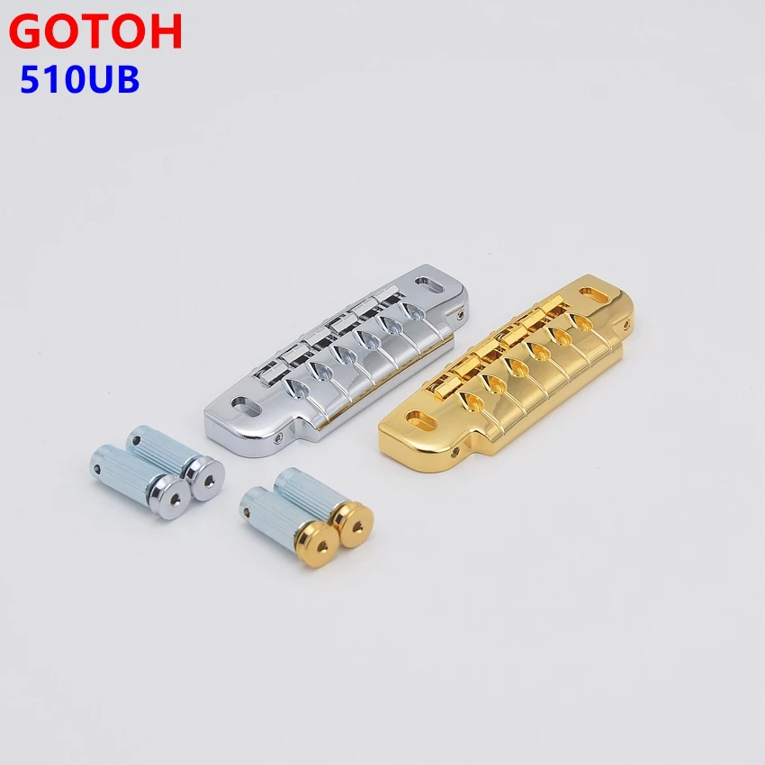 

1 Set Genuine Original GOTOH 510 Series 510UB Tune-O-Matic Style Bridges & Tailpieces for LP SG Electric Guitar Bridge