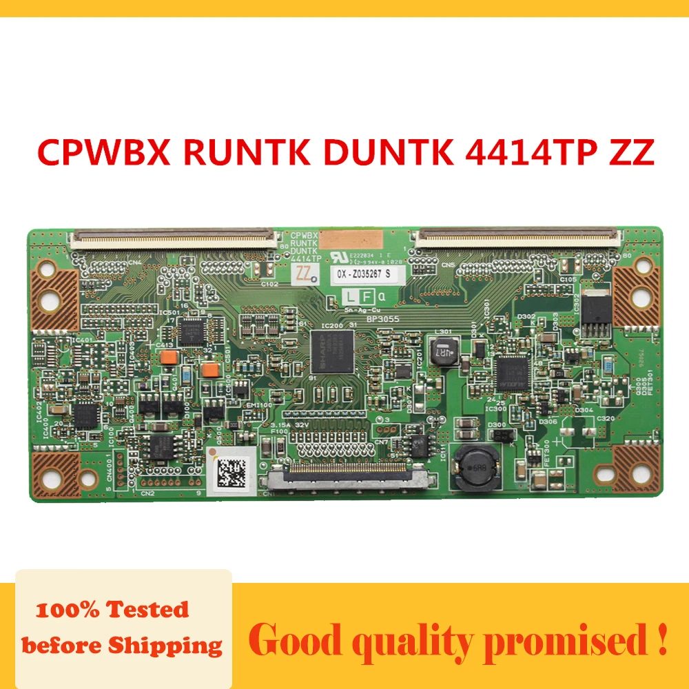 

TV T-con Board CPWBX RUNTK DUNTK 4414TP ZZ for TV LCD CONTROLLER ...etc. Original Equipment 4414TP CPWBXRUNTK Free Shipping