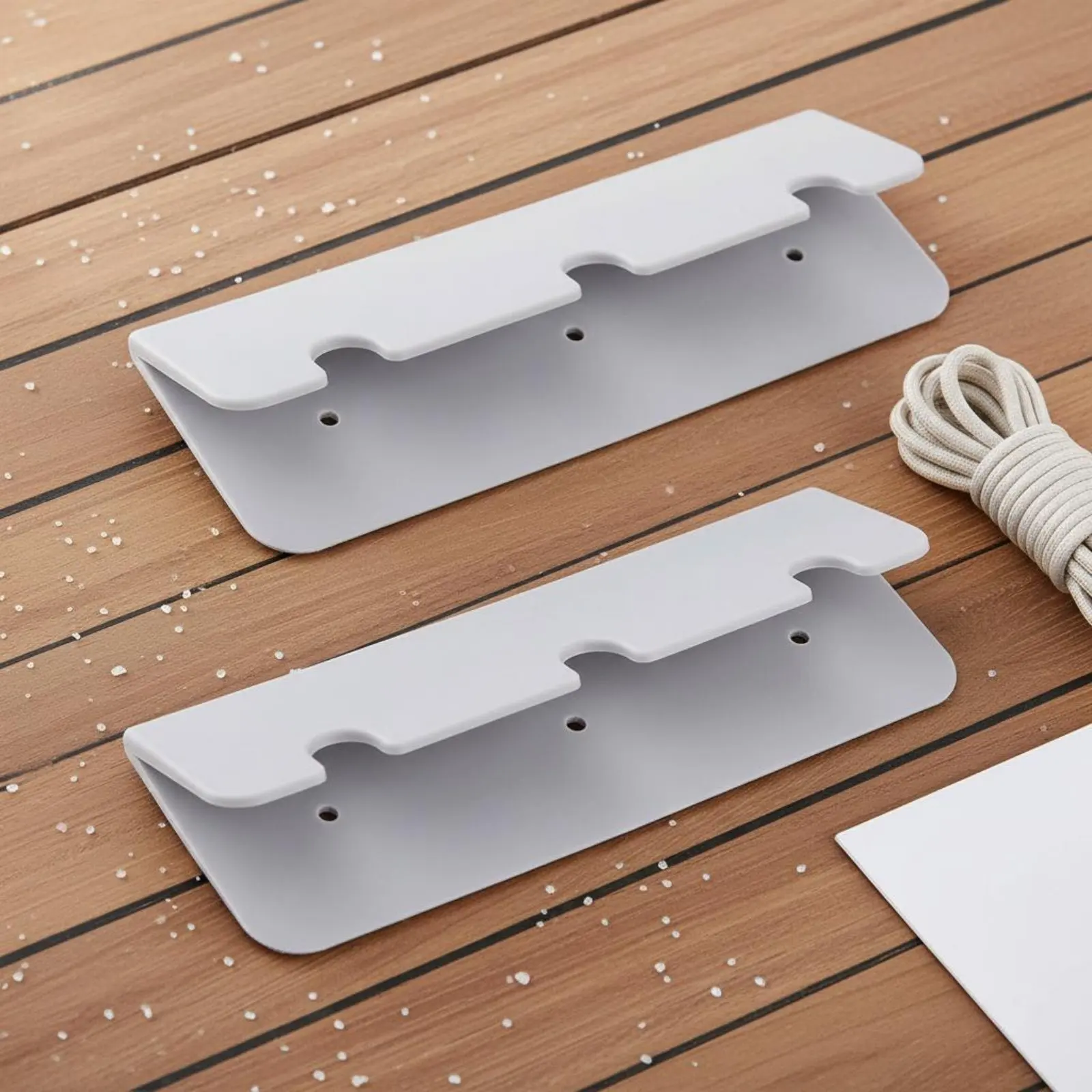 2 Pieces Inflatable Boat Seat Hook Anti-Aging PVC Boat Seat Fastener Boating Hardware Lightweight Versatile Compatibility