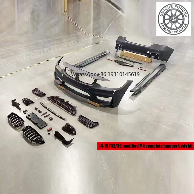 

Комплект обвеса M4 для BMW 4 серии F32 F33 F36 (2013-2019 гг.) - передний и задний бамперы, аксессуары.