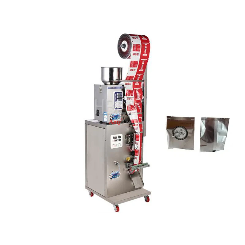 Powder Particle Filling And Sealing Packaging Machine Used For Bagging Grains, Spices, Rice, Tea, Sugar, Salt Seeds, Nuts