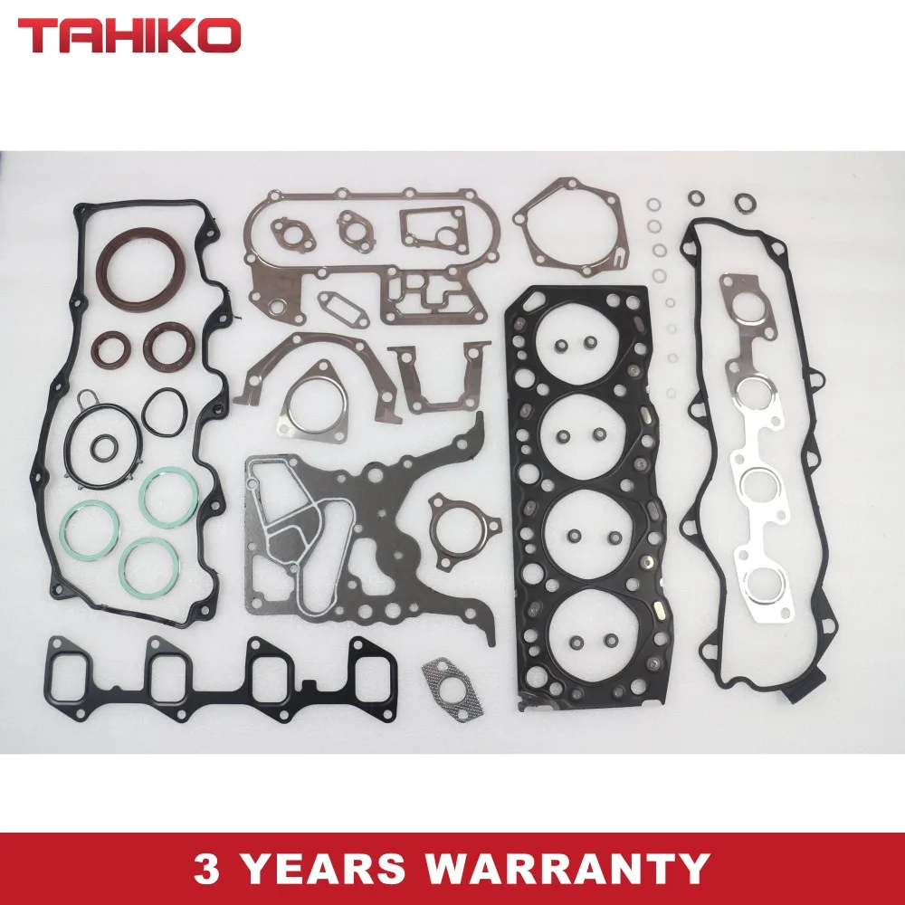 Full Head Gasket Set Fit For Toyota Hilux Surf Hiace Liteace Dyna 2.4D 2L VRS