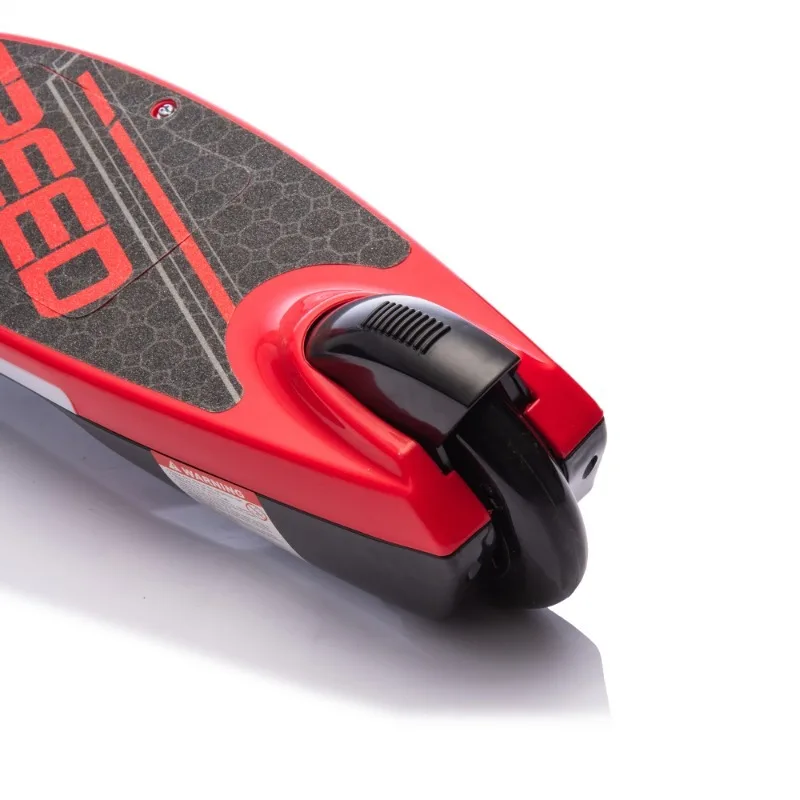 Kids Ride On Electric Scooter With Kickstand,Scooter Bell,Faster Speed And Longer Usage Time,Rear Brake,Wider Pedal