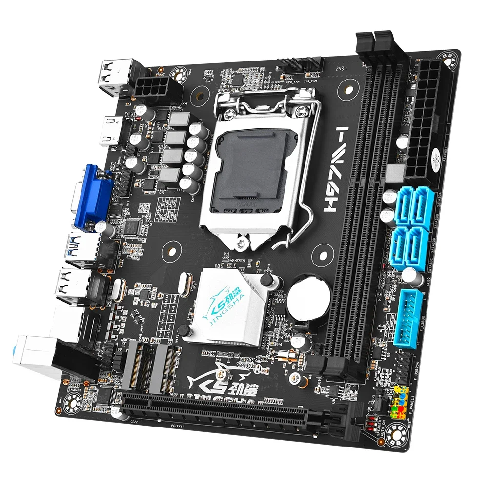 JINGSHA H97 mini itx motherboard LGA 1150 Kit core i3-4170 CPU 8GB DDR3 RAM DDR3 placa base LGA1150 DDR3 itx mainboard Combo Set