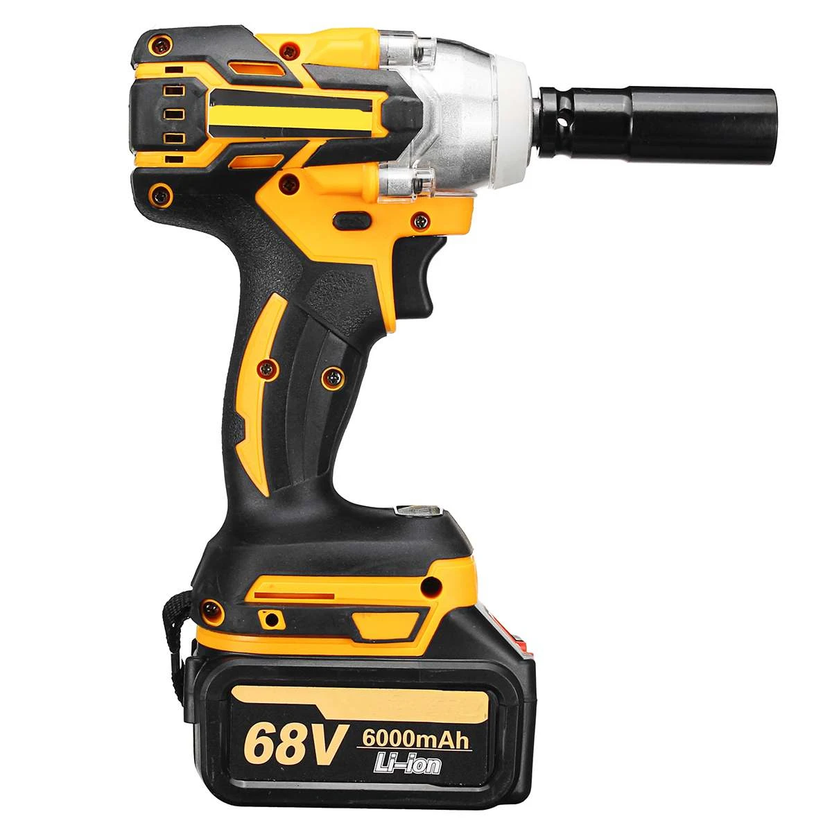 

21V Brushless Electric Impact Wrench Hand Drill Installation Power Tools With 2X 6000mAh Li Battery Batteries