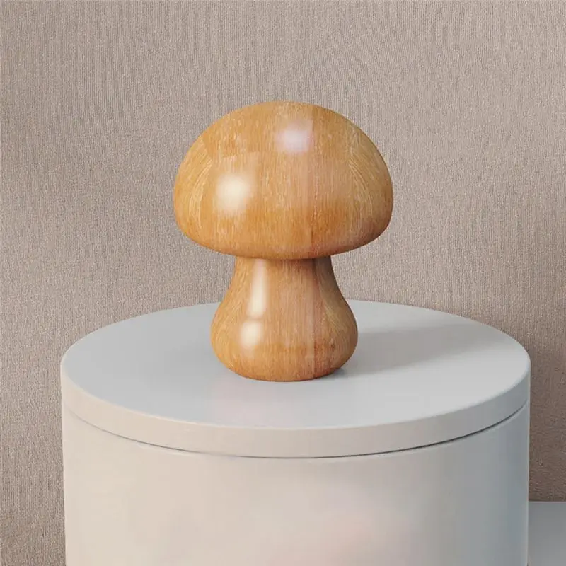【illumine】キノコランプ、充電式ポータブルナイトライト、かわいい小型ナイトスタンドデスクランプ、寝室、家の装飾に最適a