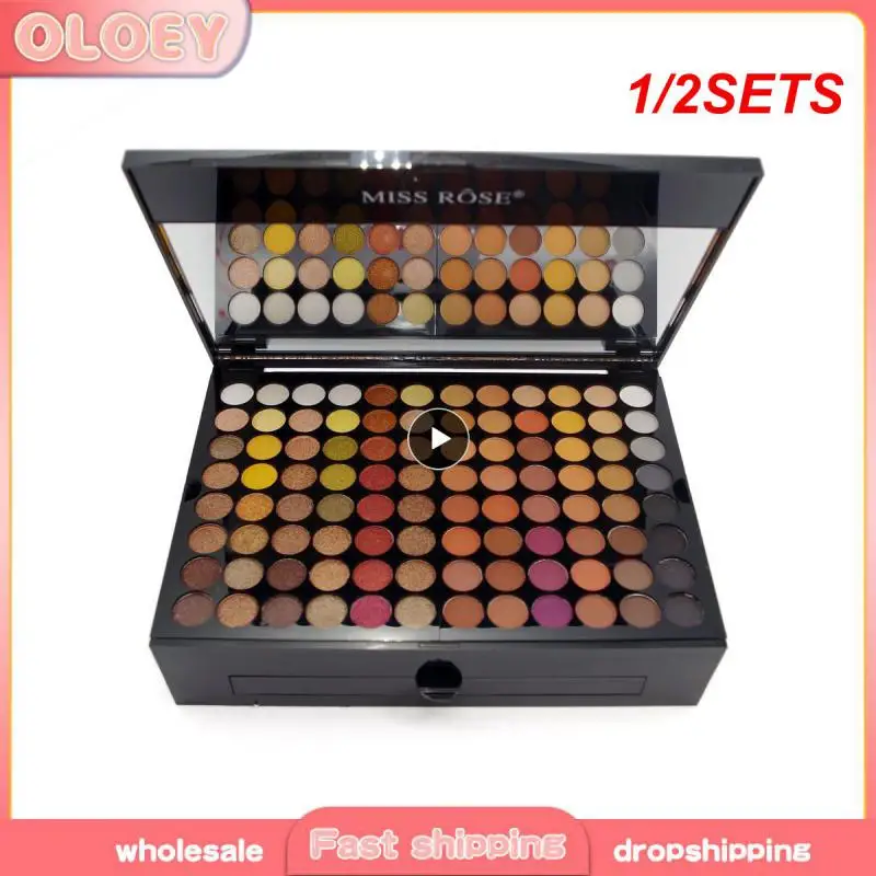 

1/2SETS 180 Color Eyeshadow Luxurious Long-lasting Professional Quality Versatile Highly Pigmented