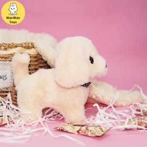 لعبة كهربائية WanWan-Plush للأطفال ، متعددة ، هدايا أعياد الميلاد ، يمكنها المشي ، القفز والنباح ، دمى أفضل 8 مبيعات قطيفة Pinscher - No7