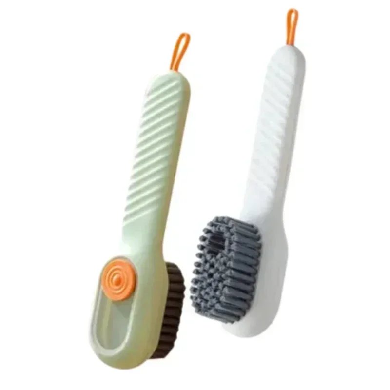 Automatic Liquid Discharge Shoes Brush Multifunction Deep Cleaning Soft Bristles Household Cleaning Brush Laundry Cleaning Tool