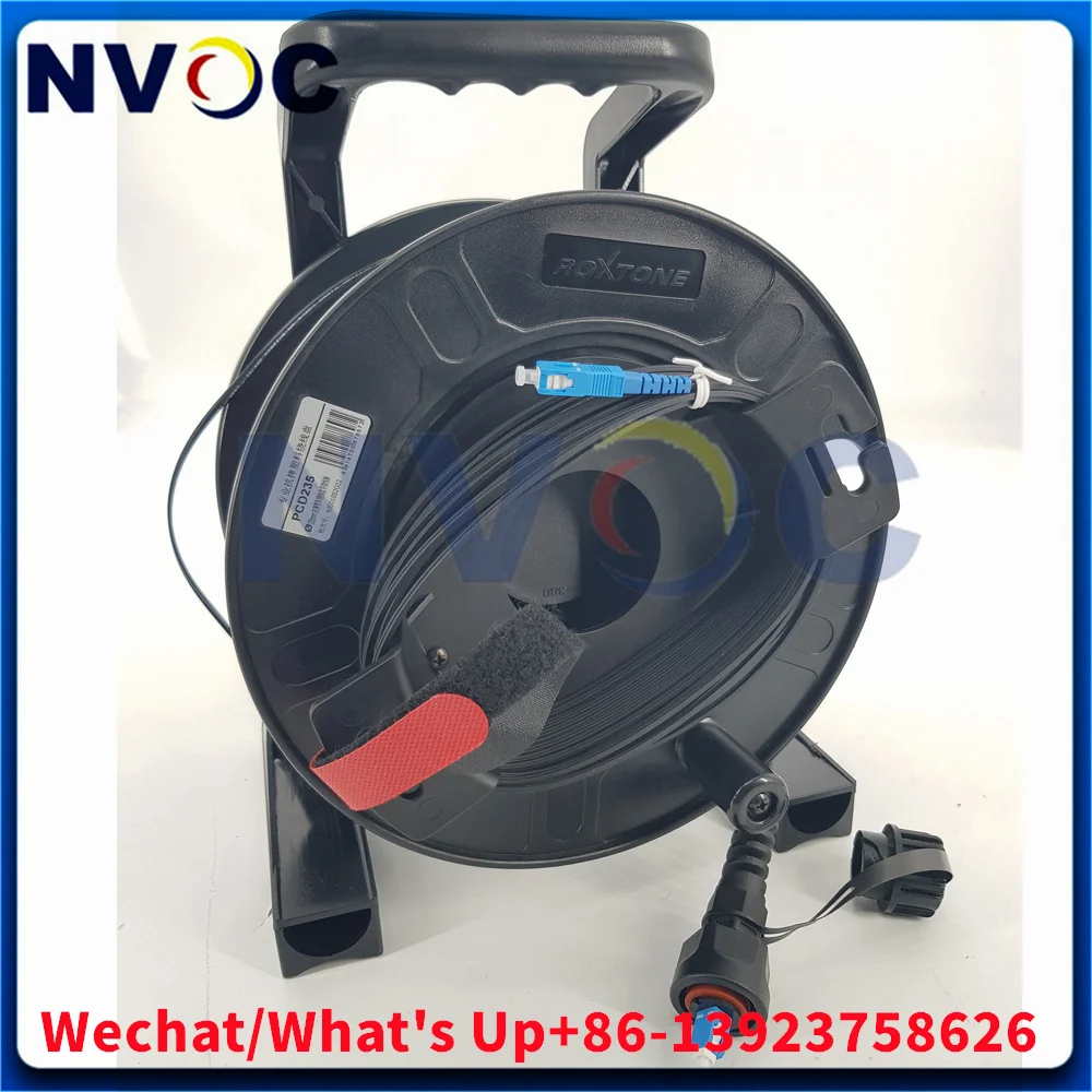 

GJXH SM G657A1 1Cores 3.0*2.0mm 200M 300M Black LSZH Indoor FTTH Cable,ODVA-SCJUPC-SCJUPC Fiber Patch Cord with PCD310 Reel