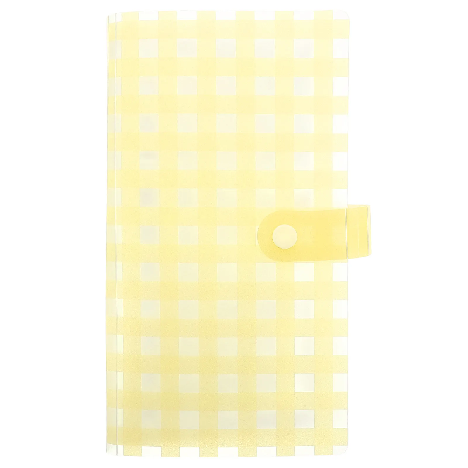 Frosted Card Holder Name Card Album 240 Slots Cute Cartoon Grid Pattern Portable Compact Business Photo Organizer