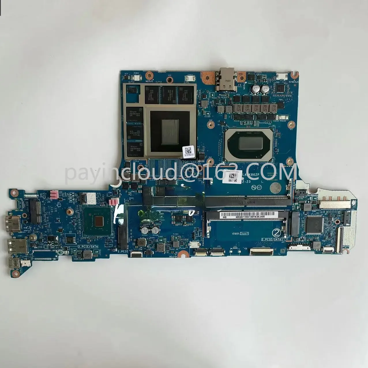 

For Acer Predator PH315-53-71HN Laptop Motherboard CPU:I7-10750H SRH8Q GPU:GN20-E3-A1 (RTX3060) 6G GH51M LA-K862P Test OK