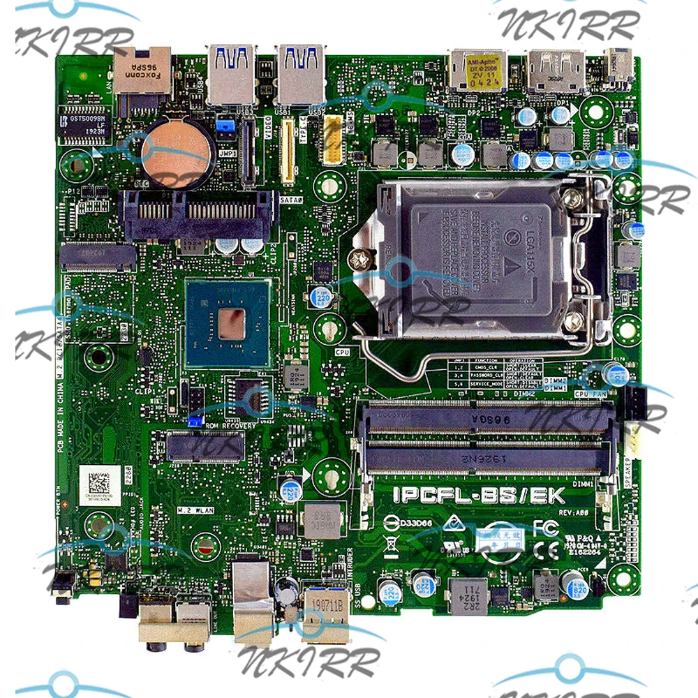 

35W IPCFL-BS/EK 30VXY 4MFRM KYJ8C 030VXY 04MFRM 0KYJ8C LGA1151 Q370 DDR4 M.2 for Dell Optiplex MICRO 5060 7060 MFF MotherBoard