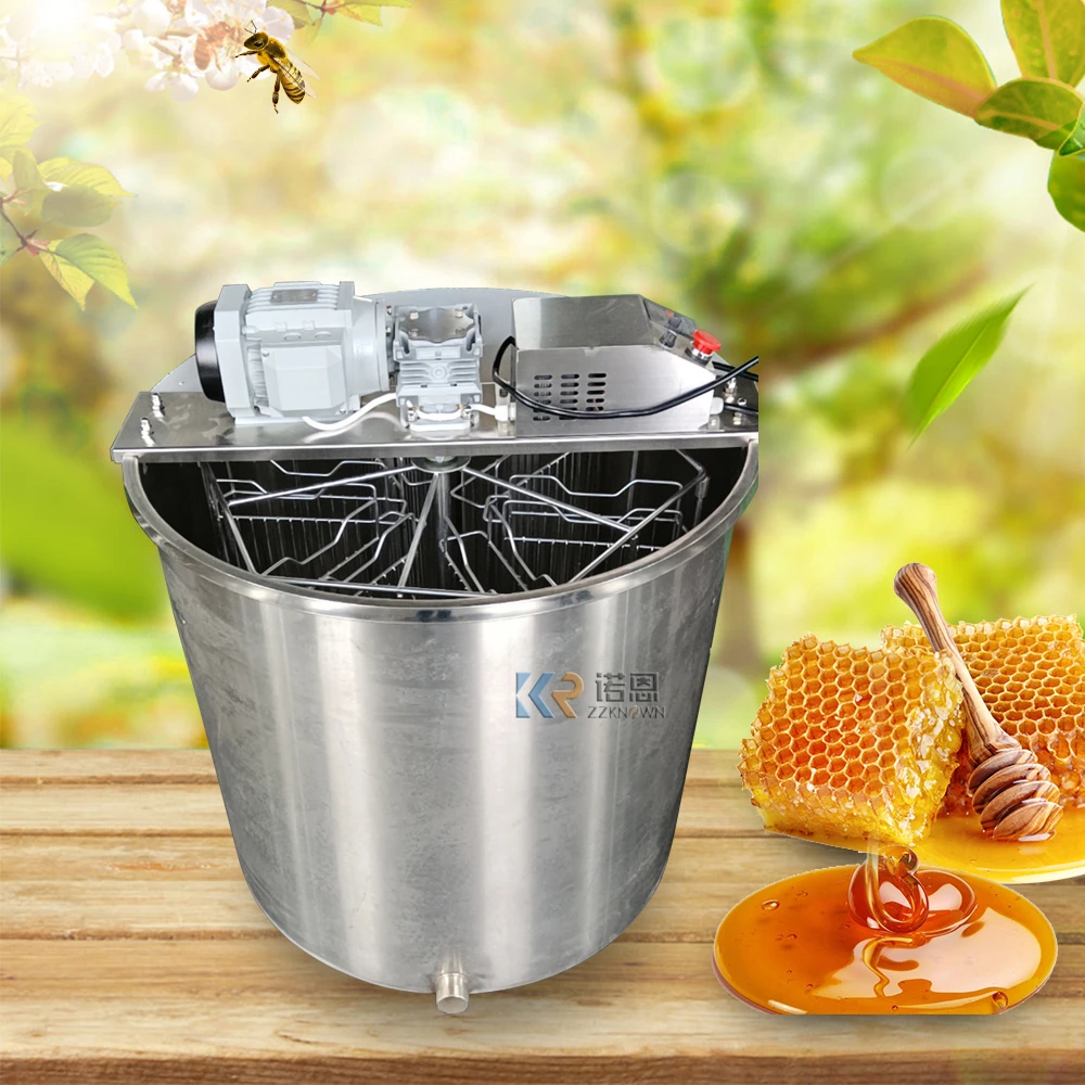 Stainless Steel Beekeeping Equipment 6 Frame Electric Honey Extractor With Motor Honey Used Honey Extractoor Beekeeping Plant