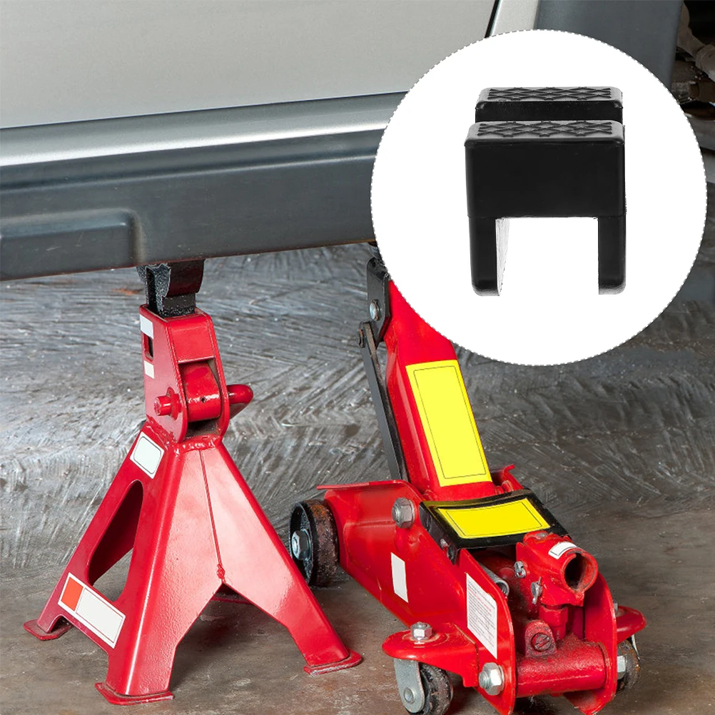 

Rubber Block Pads Jack Stand Universal Adapter Support AntiSlip Lightweight Portable Adjustable Height Automotive Lift