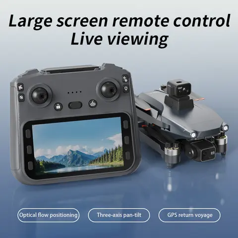 L600-1 PRO MAX GPS-drönare 3 km 4K Professionell HD Dubbelkamera 360° Laser Hinderundvikande Borstlös Quadcopter Leksak Present 10 best sales drönare 3 km - №1