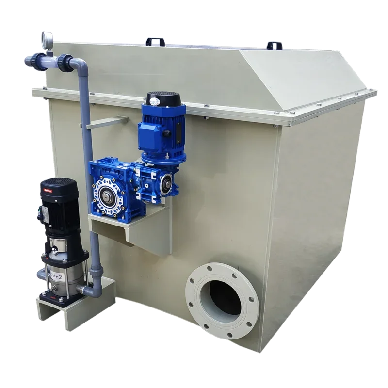 Filtro de Tambor de Agua para Acuicultura EWater 20T Tipo Caja, Filtro de Agua para Acuarios de Peces