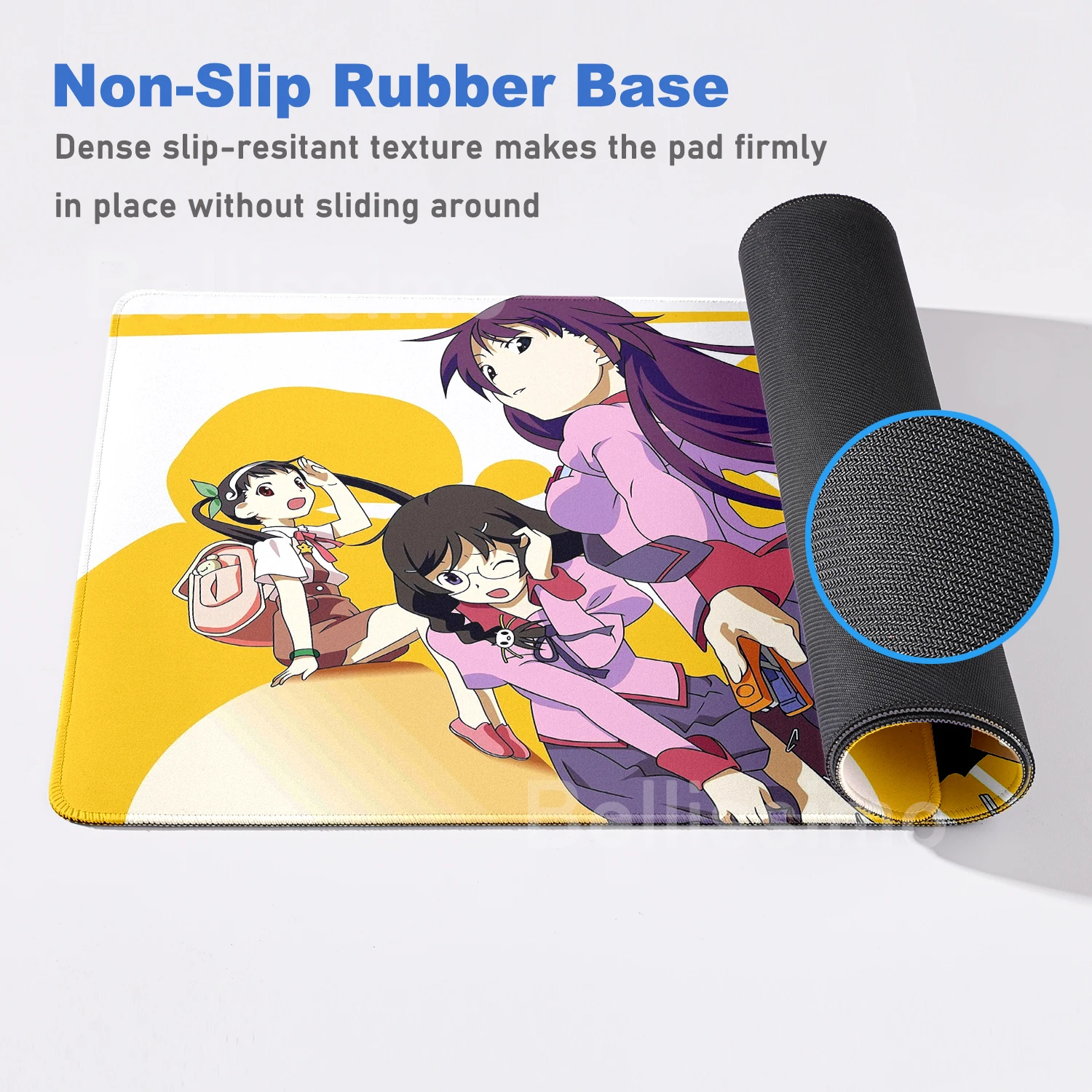XXL Mousepad M Monogatari Mouse Pad Gaming Accessories Keyboard Pad Anime Ononoki Yotsugi Mat Large Computer Keyboard Table Mat