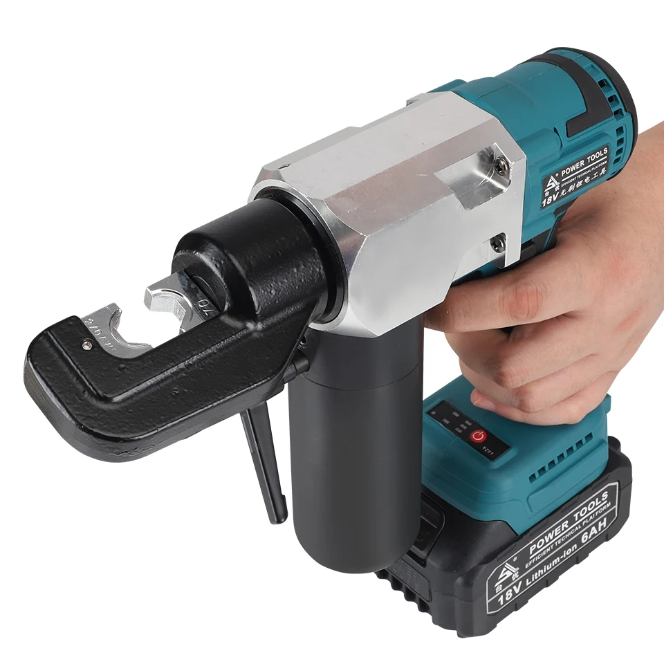 Abrazadera hidráulica eléctrica inalámbrica de herramientas de engaste hidráulicas con pilas ZYM-70C