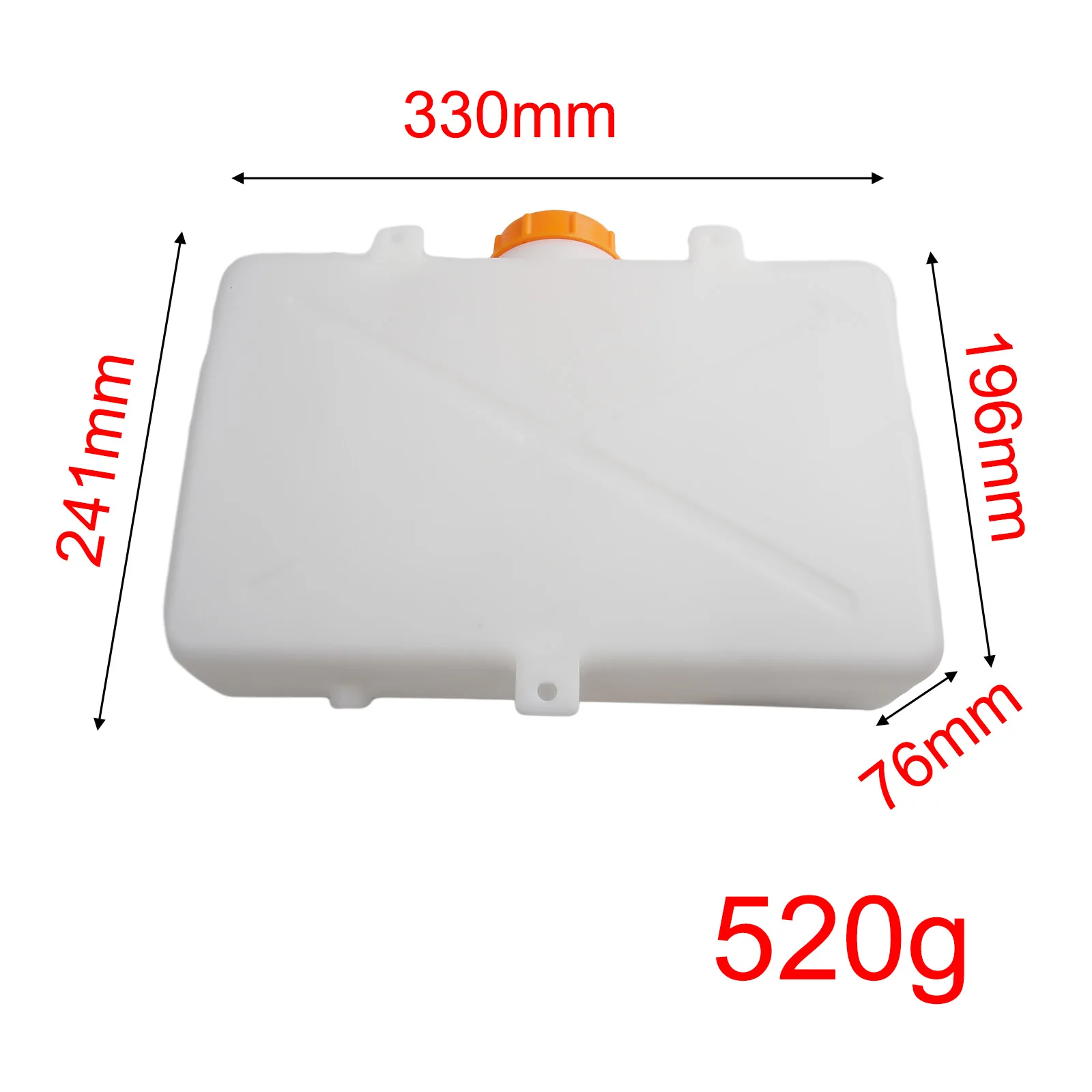 

7L Portable Fuel Tank for RV Motorhome Car Truck Leak-Proof Anti-Static Storage Container Visible Oil Level No Punching Required