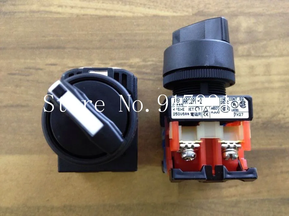 [ZOB] Fuji AR22PR-2 two rotary switch 1NO 1NO1NC 2NO2NC 3NO 4NO 22MM PCT genuine original opening  --10PCS/LOT