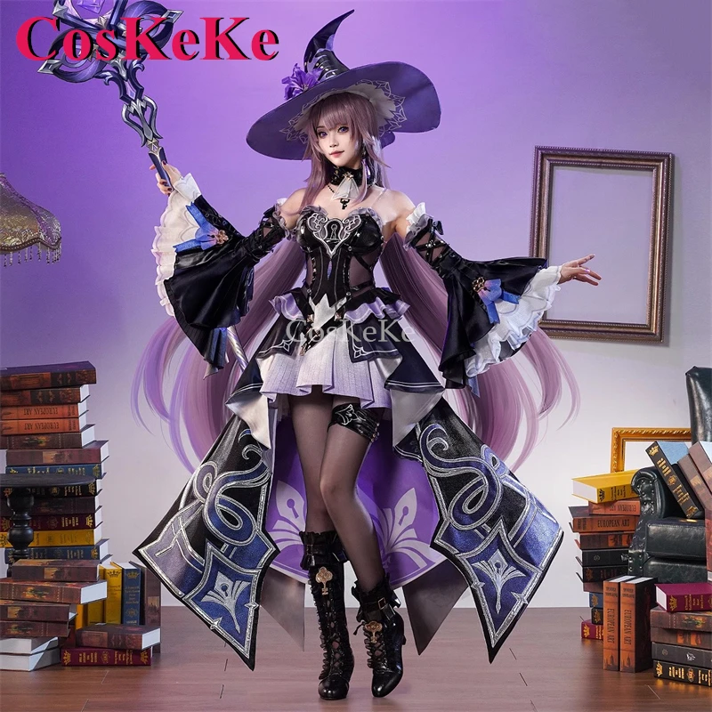 CosKeKe The Herta Cosplay Game Honkai: Star Rail Costume Gorgeous Elegant Combat Unforms Activity Party Role Play Clothing S-XL