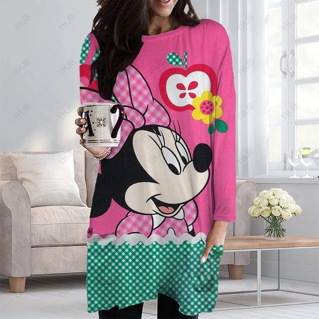 Minnie mouse long sleeve dress deals