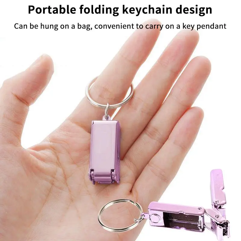 Mini Nail Cutter Folding  Portable Manicure Tool Compact and Durable for Office Travel and Home Use