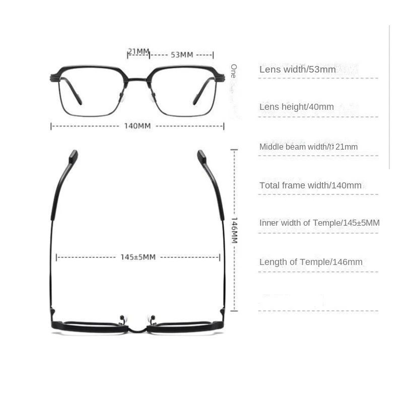 Neue Quadratische Nachtsichtbrille Unisex Photochrome Nachtsichtbrille für Outdoor-Fahren & Sport Sonnenschutzbrille – Detail 6
