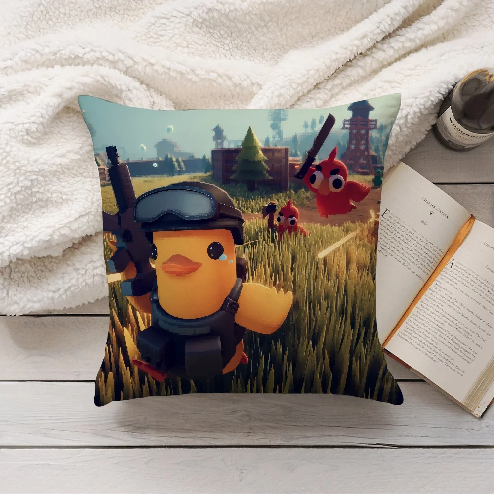 لعبة الهروب الإلكتروني من Duckov كيس وسادة ديكور المنزل غطاء وسادة مناسب لغرفة النوم وأريكة مكتب السيارة #6