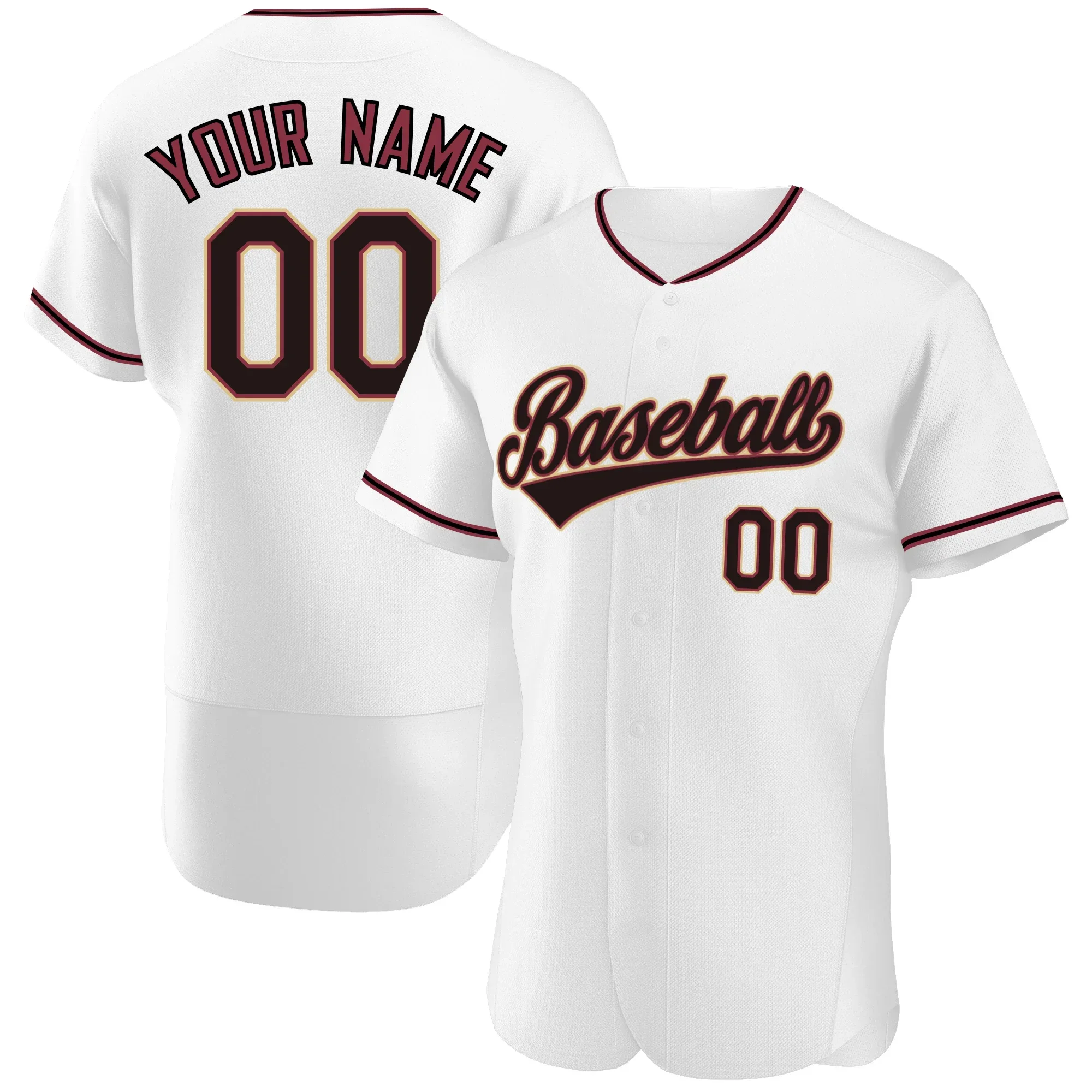 Custom Baseball Jersey Personalized Print Team Name,Your Name/Number Button-down Soft Tee Shirts for Men/Kids Outdoors