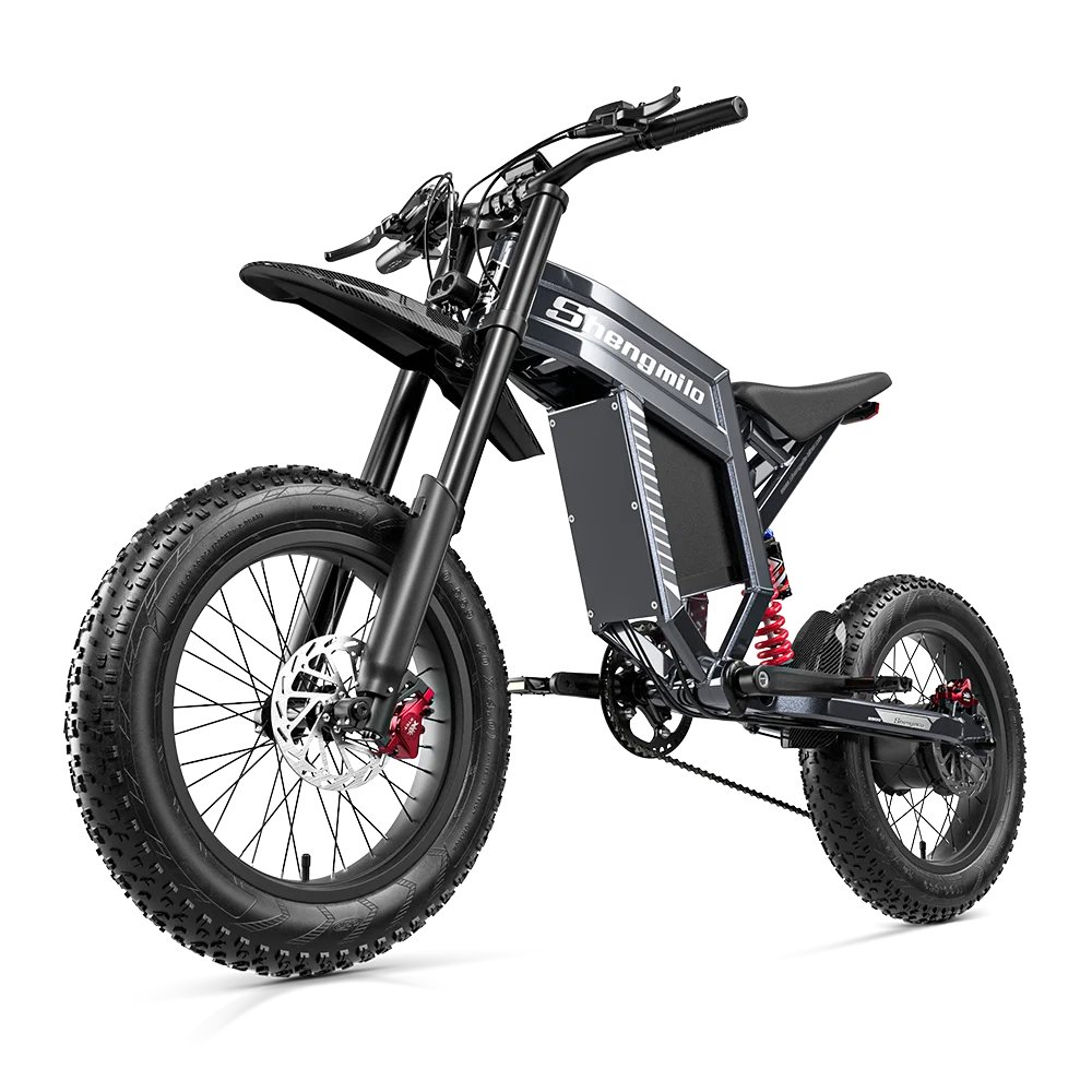 Shengmilo S900 elektrische fiets 1500W 60V30Ah batterij berg off-road motorfiets 65 km / u maximale snelheid 20 * 4,0 inch dikke band ebike