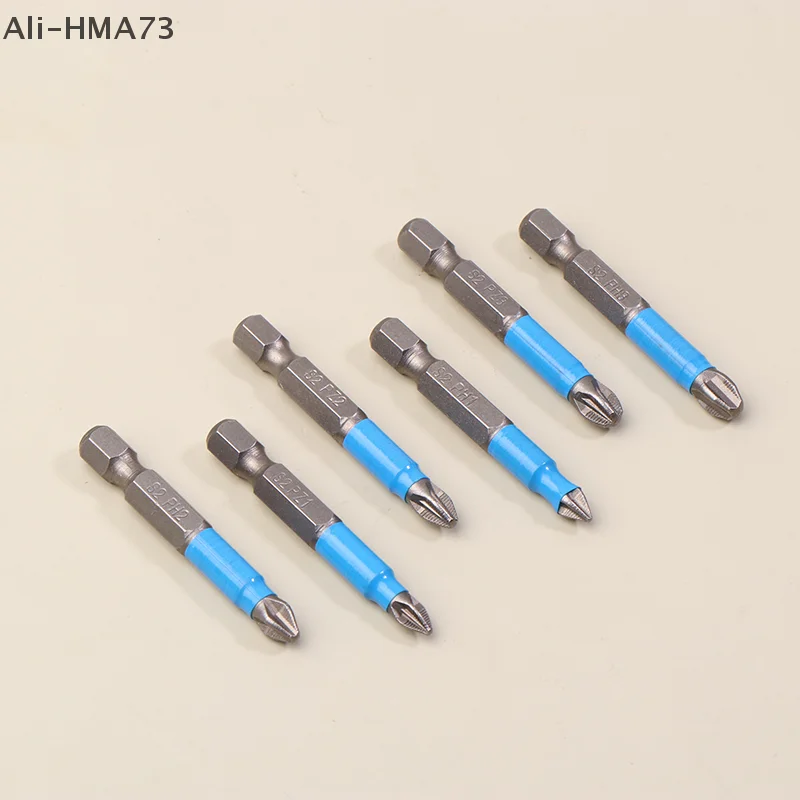 6/12Pcs Hexagonal Handle Anti Skid Electric Screwdriver Woodworking Cross Screwdriver Tool Set PH1 PH2 PH3 PZ1 PZ2 PZ3