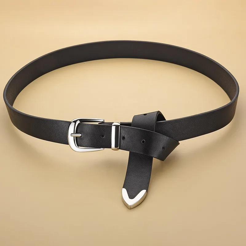 Neuer stilvoller schmaler Taillengürtel für Männer und Frauen, PU-Material – einfache, lässige, elegante Gürtel in einfarbiger Farbe, perfekt für Jeans und Kleider – Detail 2