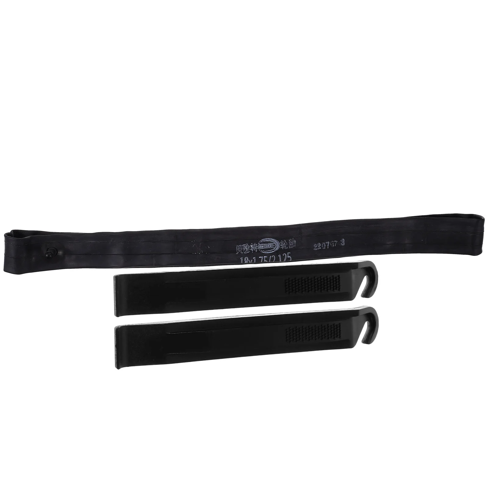 2Pcs Bike Inner Tube Set Butyl Rubber Tubes Black Long Life High Air Tightness Easy Install Tire Levers Bicycle
