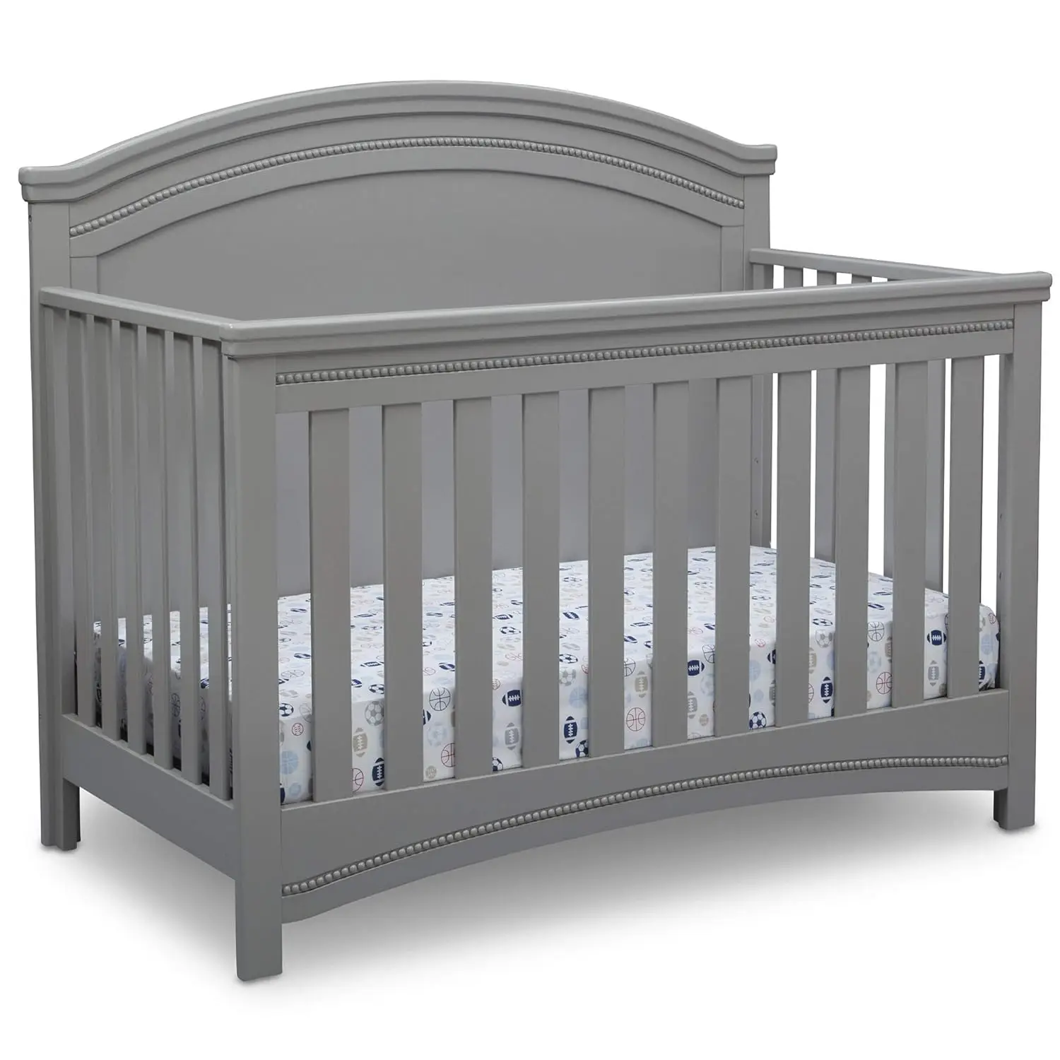 

Delta Children Simmons Kids SlumberTime Emma Convertible Crib N More, Grey