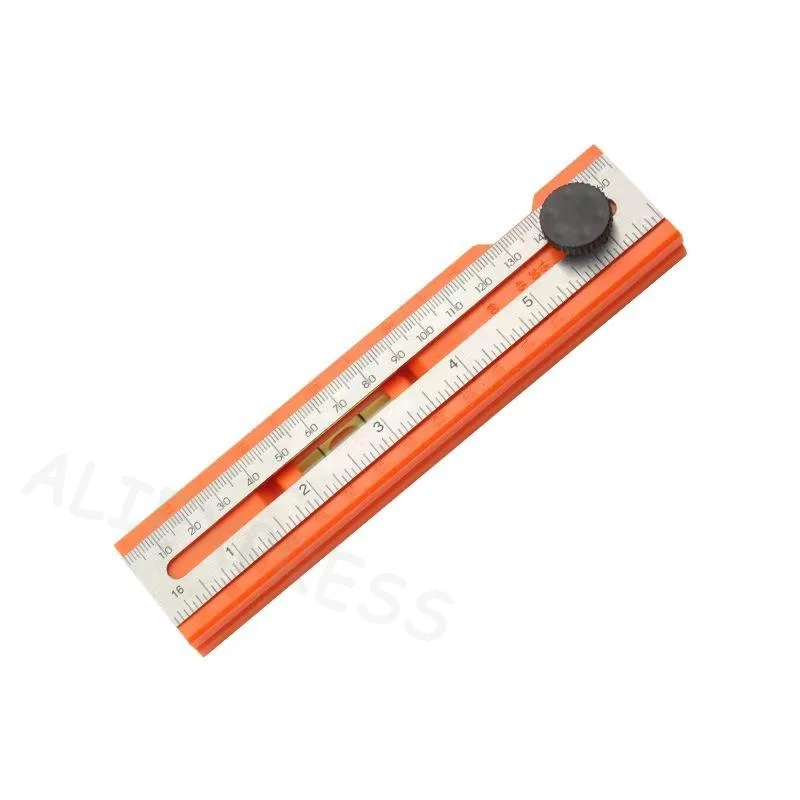 [M]Woodworking Lock Hole Installation Locator Ruler Multi Angle Foldable Marking Gauge Depth Measuring Tool For DIY Making